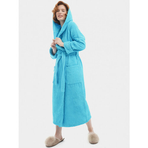 Халат Lilians, размер 92, бирюзовый пижама lilians размер 92 бирюзовый голубой
