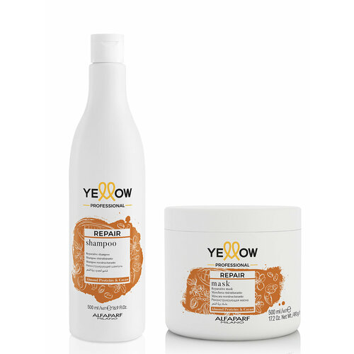 Набор для поврежденных волос YE REPAIR шампунь 500 мл маска 500 мл YELLOW 25551_25553 2543₽
