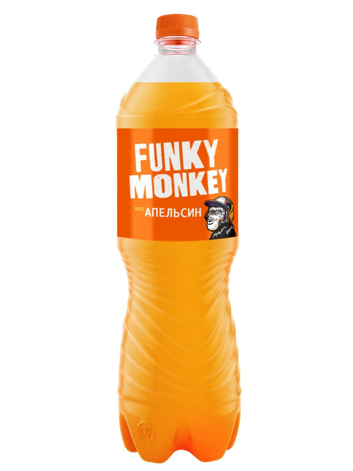 Газированный напиток FUNKY MONKEY Orange 1,5 л. x 6 шт.