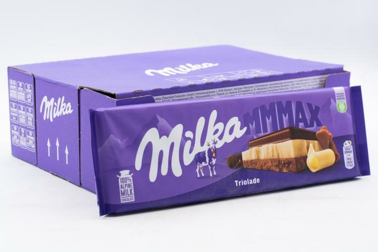 Шоколад Milka Triolade 280 грамм Упаковка 15 шт