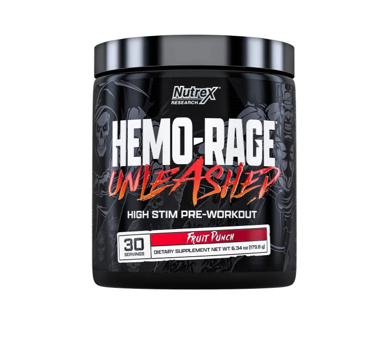 Предтренировочный комплекс Nutrex HEMO-RAGE Unleashed Фруктовый Пунш 30 порций