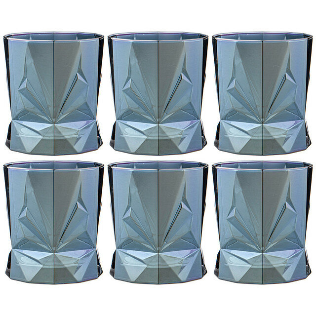 Набор стаканов для воды и виски Lefard "Roch", 6шт, стекло, 340мл