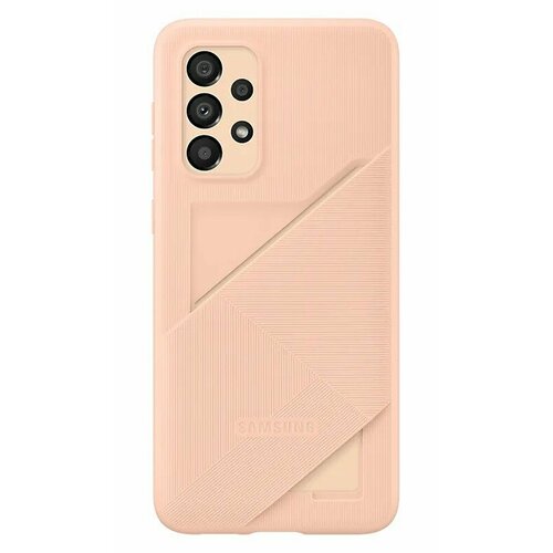 Накладка Samsung Card Slot Cover для Samsung Galaxy A33 A336 EF-OA336TPEGRU персиковая чехол samsung для galaxy a33 card slot голубой ef oa336