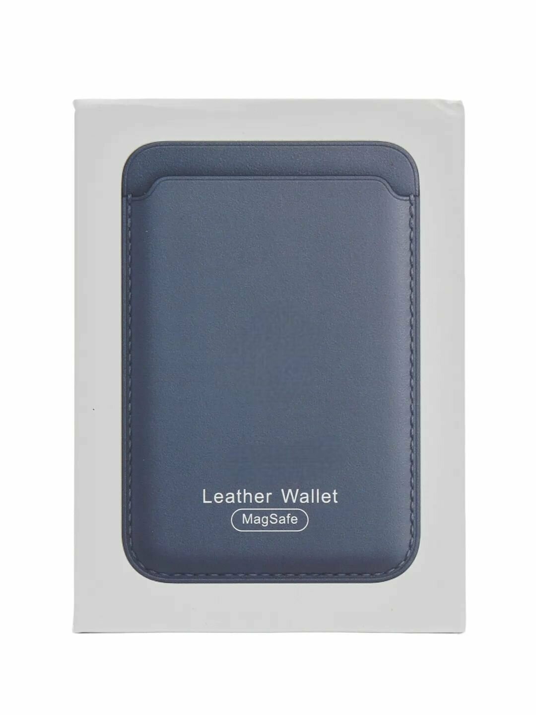 Картхолдер из натуральной кожи для смартфонов Apple / Leather Wallet MagSafe