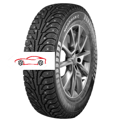 Зимние шипованные шины Nordman Nordman C (195/75 R16C 107/105R)