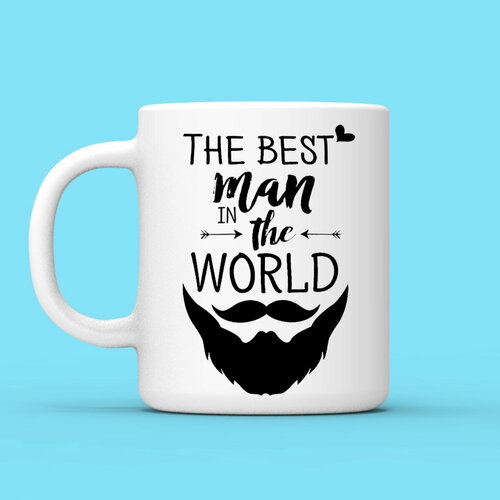 Кружка лучший мужчина best man парню в подарок