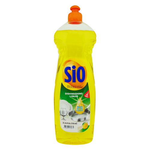 SIO Средство для мытья посуды, 750 мл Лимон