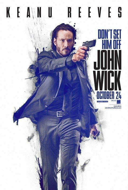 Плакат постер на бумаге Джон Уик (John Wick) Чад Стахелски Дэвид Лейтч. Размер 21 х 30 см