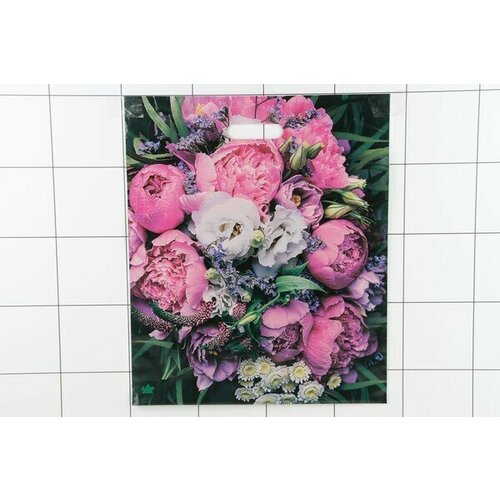 Пакет вырубной Пионы (45*38 см) (50 шт.)