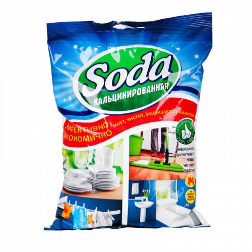 Сода кальцинированная 450гр (пакет) FROSIA