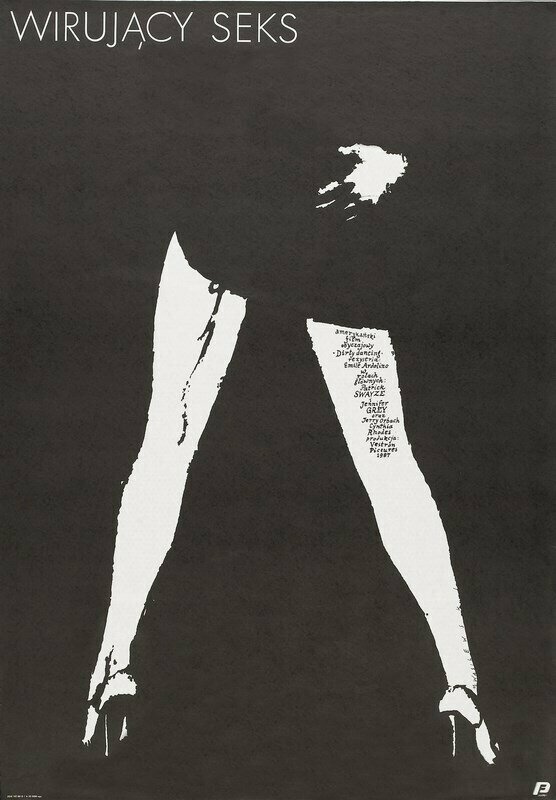 Плакат постер на холсте Грязные танцы (Dirty Dancing) Эмиль Ардолино. Размер 30 х 42 см