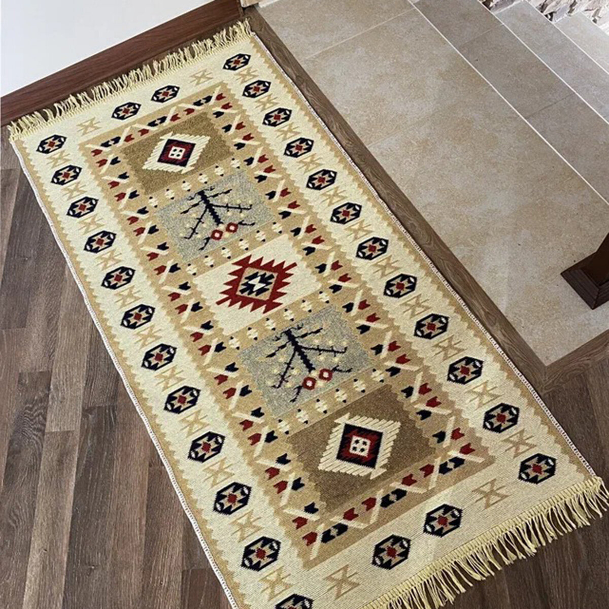 Ковер L'CADES Kilim Gold 57234КР, 0,8 x 1,5 м Hoff - фото №2