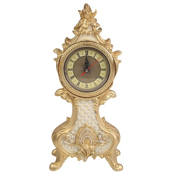 Настольные часы (цвет слоновая кость, перламутр), 17,5*10*38см KSMR-713087/SH007