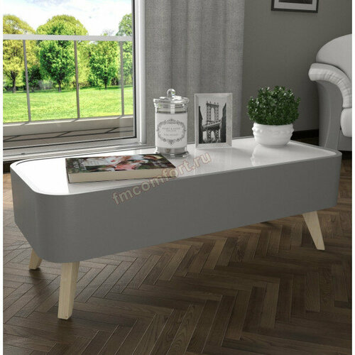 Журнальный столик Элипс Юливи-9 (Массив Лайт)