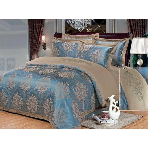 Постельное белье жаккардовое с вышивкой SILK PLACE 060-4-1521 1,5-спальное 50х70 (2шт)