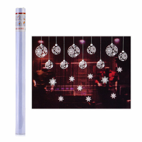 Наклейки новогодние для декора S0068 