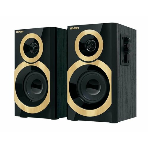 Колонки стационарные SVEN SPS-619 GOLD цвет золотистый черный мощность 20 Вт акустика 20 368654 546000₽