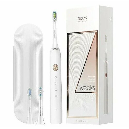 Электрическая зубная щетка Xiaomi Soocas X3U белая три насадки 599000₽