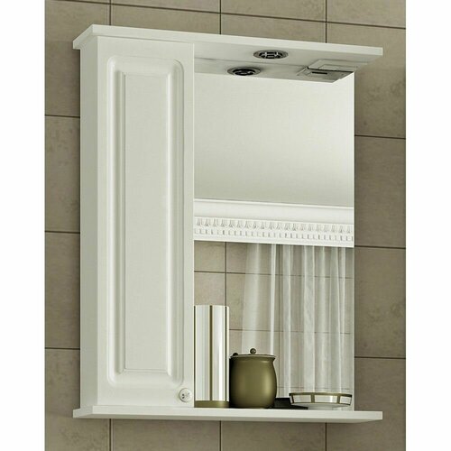 Шкаф-зеркало Империя 60 белый