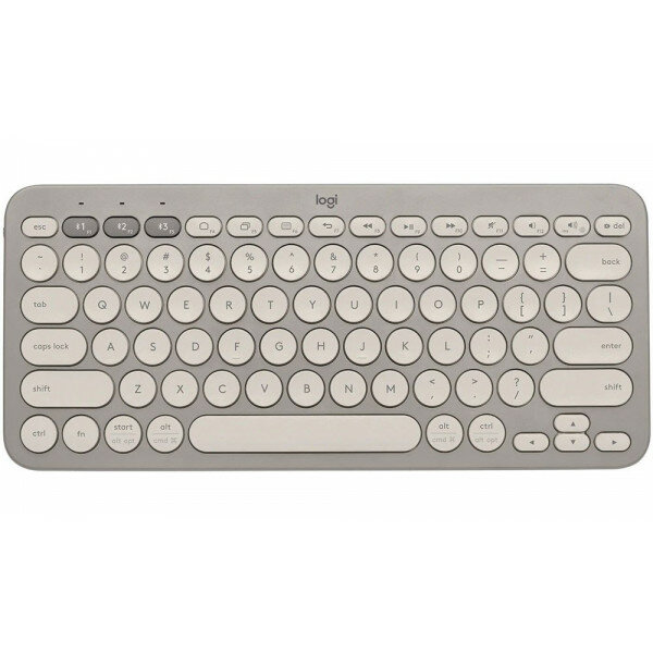 Клавиатура офисная Logitech K380 Multi-Device Sand (песочный)
