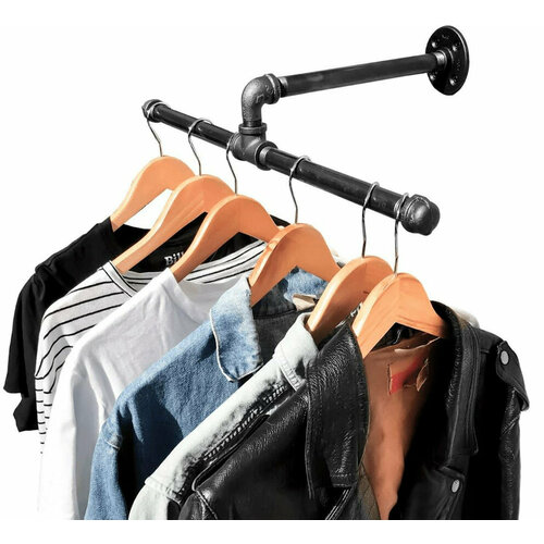 Вешалка настенная индустриальный Лофт-M