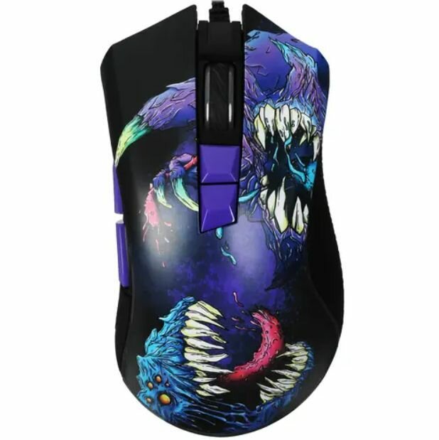 Игровая мышь, мышь компьютерная, мышь проводная, ARDOR GAMING Fury Beast ARD-FURY3327-BEAST-PU, фиолетовый