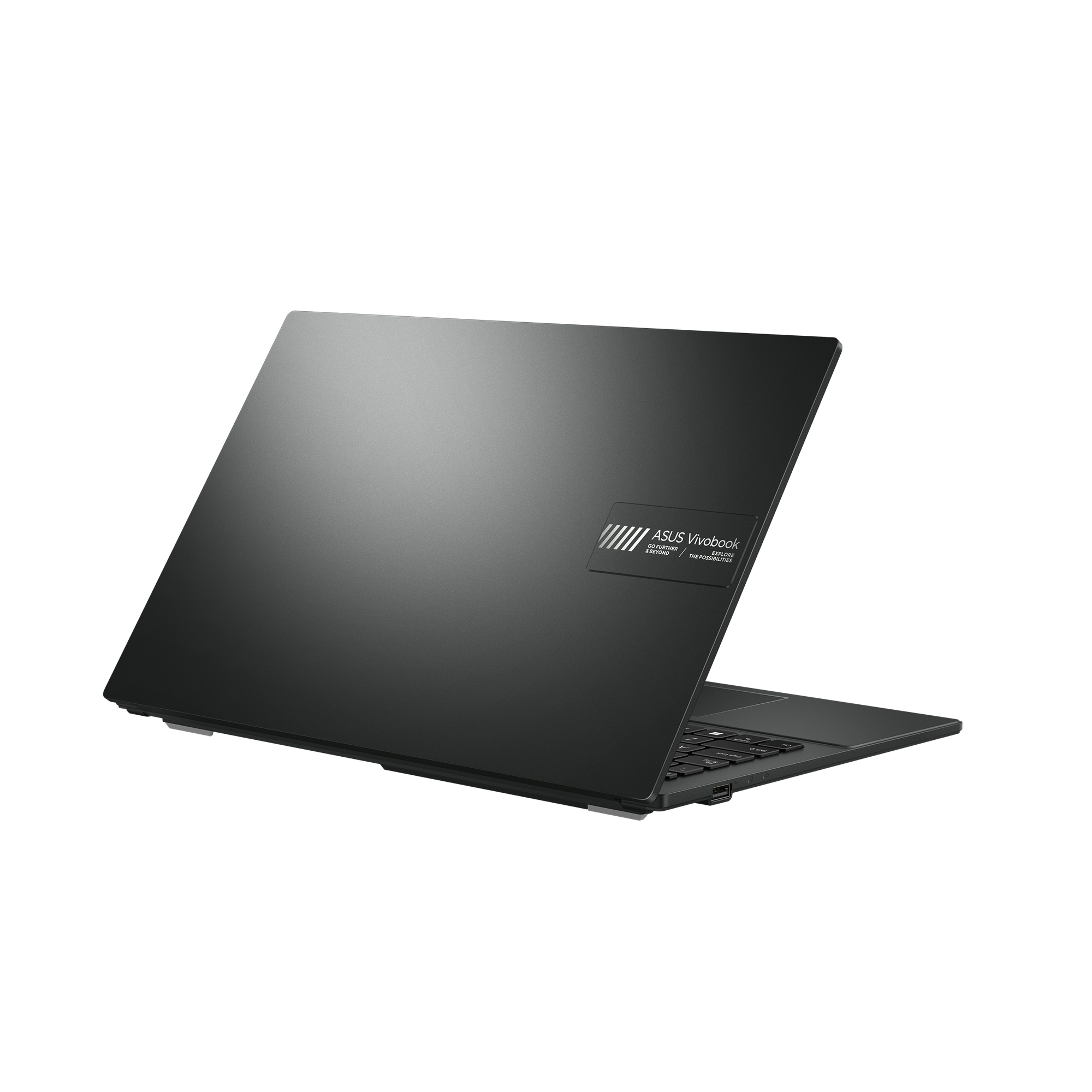 156" Ноутбук ASUS Vivobook Go 15 OLED AMD Ryzen 5 7520U (28 ГГц) RAM 16 ГБ SSD 512 ГБ AMD Radeon 610M Windows Pro черный Русская раскладка