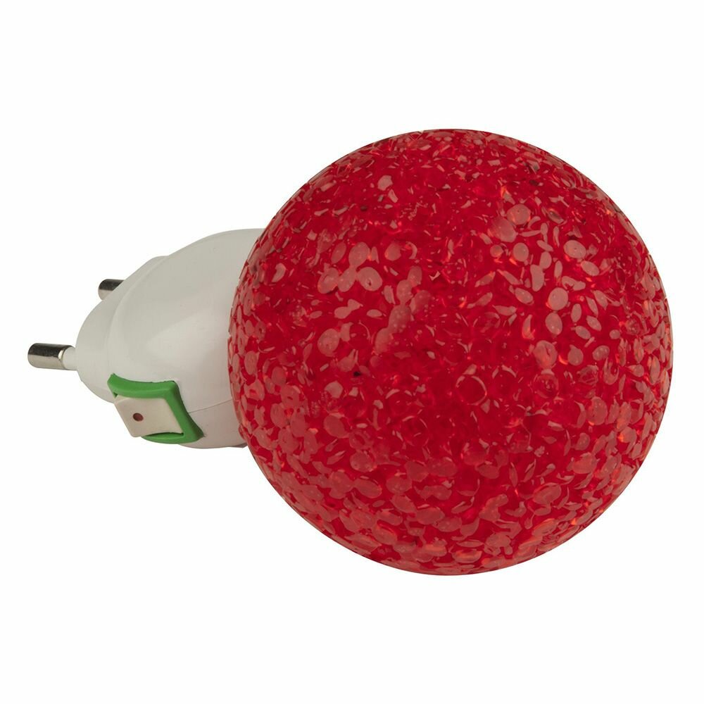 фото Ночник Uniel Шар 0,1 Вт LED красный