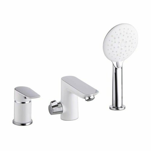 Смеситель на борт ванны на 3 отверстия с керамическим дивертором IDDIS Cloud CLOSB30i07 19990₽