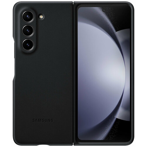 Чехол клип-кейс Samsung Eco-Leather Case Q5 для Galaxy Z Fold5, черный (EF-VF946PBEGRU)