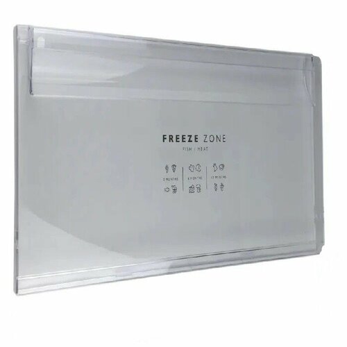 Панель ящика холодильника Бирюса 480х235, цвет прозрачный бирюса 646