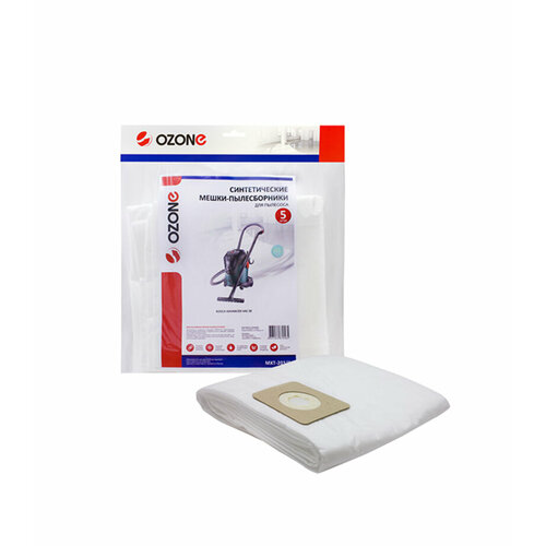 Мешок для пылесоса OZONE MXT-2035 20 л синтетическая ткань 5 шт 2677₽