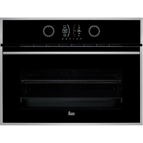 Духовой шкаф TEKA HLC 847 SC BLACK SS компактный духовой шкаф teka hlc 8470 sc night river black