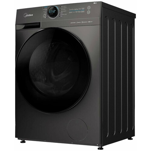 Стиральная машина Midea MF200W90WBS/S-RU, загрузка 9 кг, отжим 1400 об/мин
