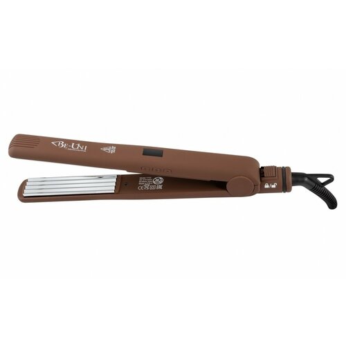 BE-UNI Щипцы гофре Про с зеркальным покрытием коричневый 795000₽