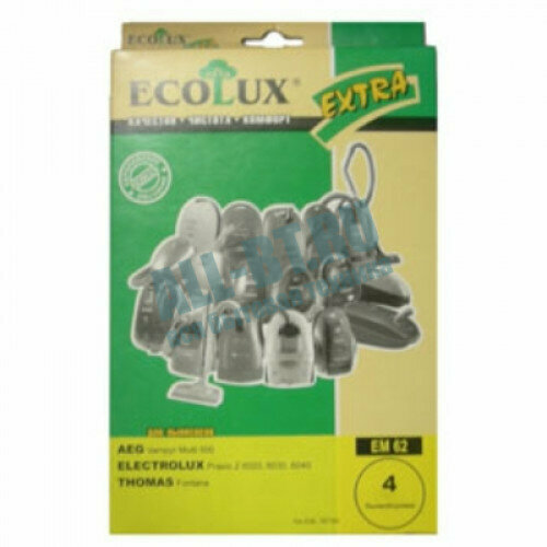 комплект бумажных пылесборники ecolux extra eс 1601 5 eta delonghi ECOLUX EC-1702 Пылесборники