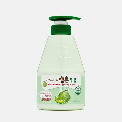 welcos лосьон для тела с ароматом дынного молока kwailnara melon milk body lotion 560 гр Лосьон для тела с ароматом дынного молока Kwailnara Melon Milk Body Lotion 560 мл, Welcos, 8803348048725