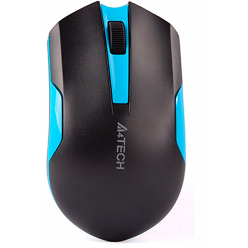 Мышь A4Tech G3-200N черныйсиний оптическая 1200dpi беспроводная USB 3but 256500₽