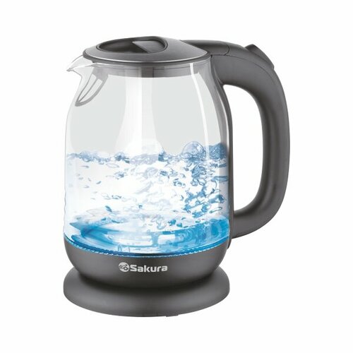 Чайник электрический Sakura SA-2739BK стеклянныы с подсветкой 17л 234500₽