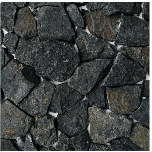 DECOTOP Crow - Природная чёрная галька, 2-5 см, 1.2 кг/1 л