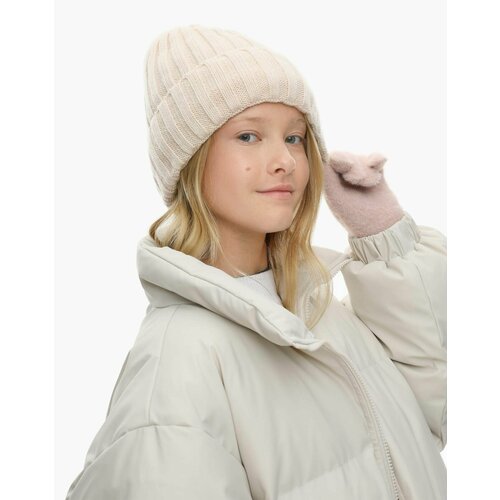 фото Шапка бини gloria jeans, размер 6-8л, белый