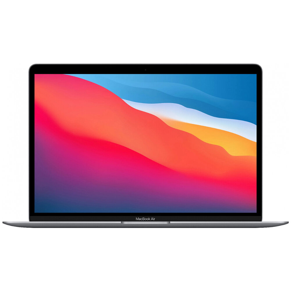 Ноутбук Apple MacBook Air 13.3" M1 (7-core GPU, 8+256Гб), русская клавиатура, (MGN63, серый космос)