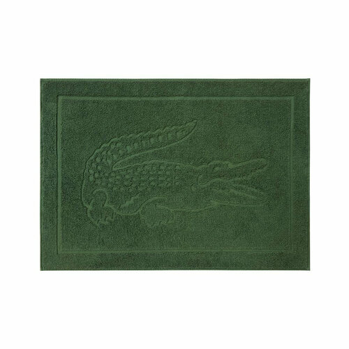 фото Коврик для ванной lacoste лакост (lacoste) зеленый (vert) 55x80 см