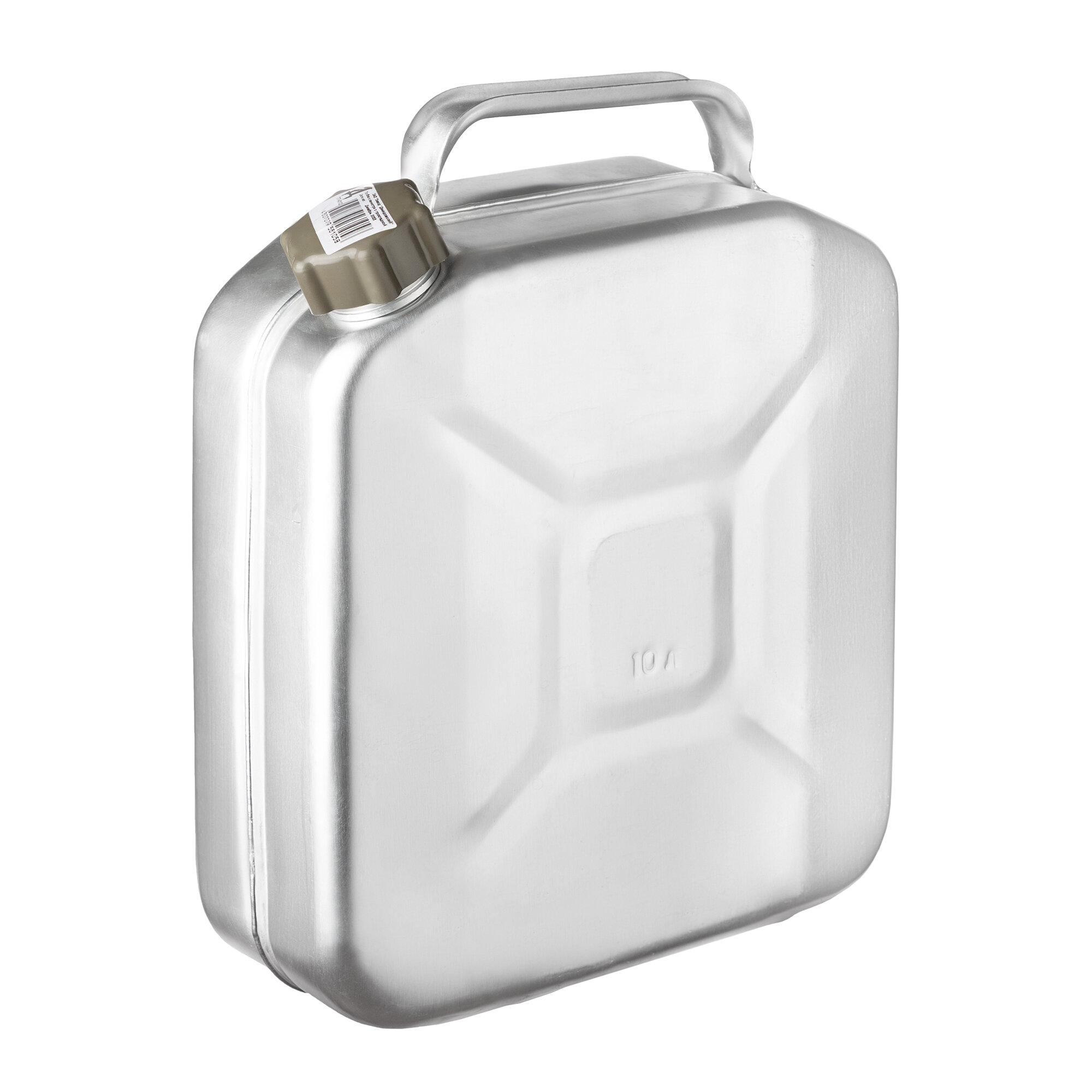 фото Канистра алюминиевая для ГСМ 10 литров резьбовая крышка