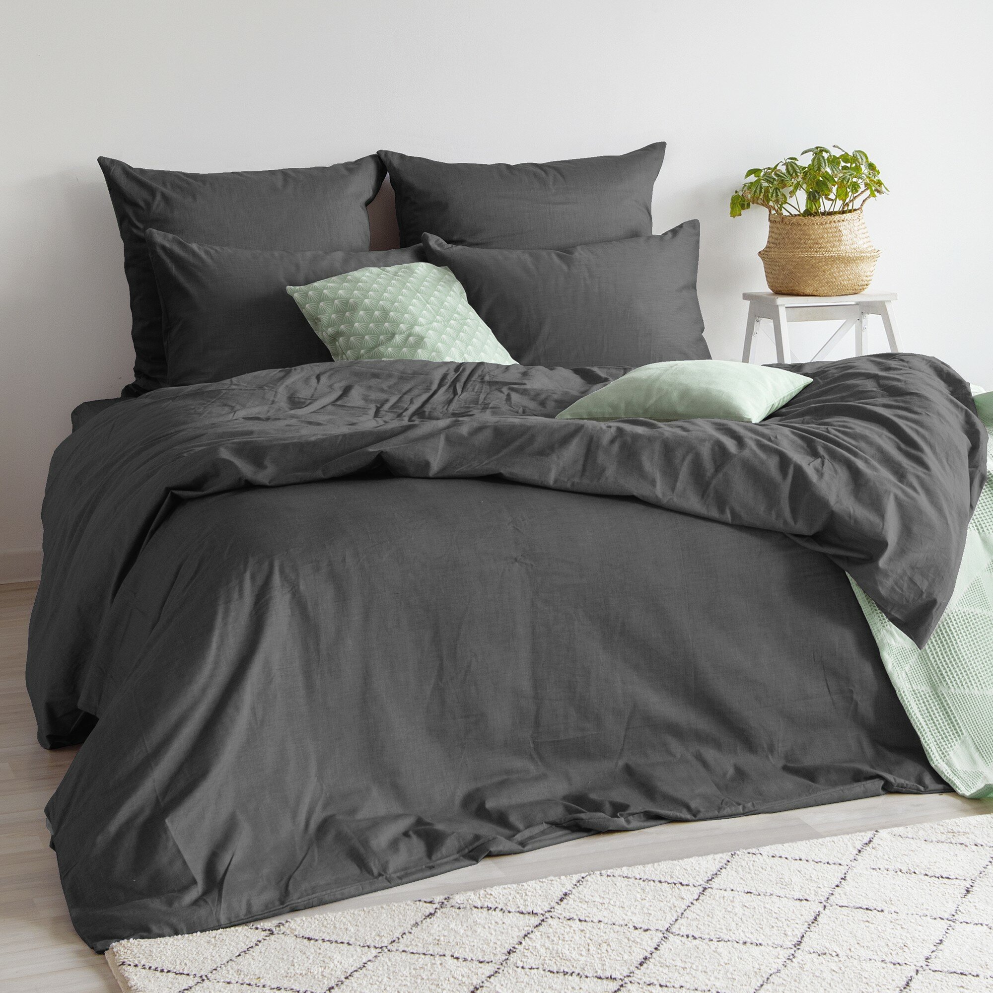 фото Простыня Verossa Сатин 220х240 Graphite