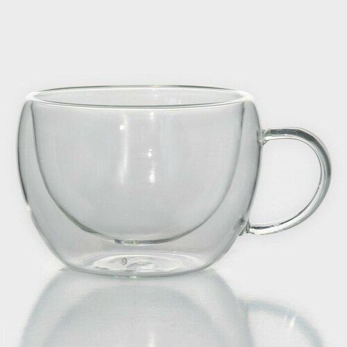 Кружка стеклянная с двойными стенками Magistro Лиди Дуо 200 мл 129565 см 884₽