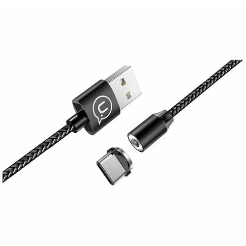 Кабель USB Lightning 8Pin USAMS US-SJ292 U-sure Magnetic 1м черный кабель usams sj292 usb to apple lightning 1m black