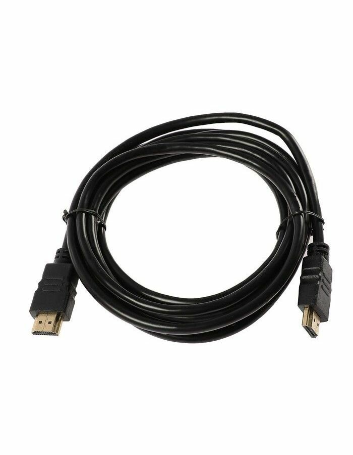 Кабель HDMI 1м Гарнизон GCC-HDMI-1М круглый черный - фото №7