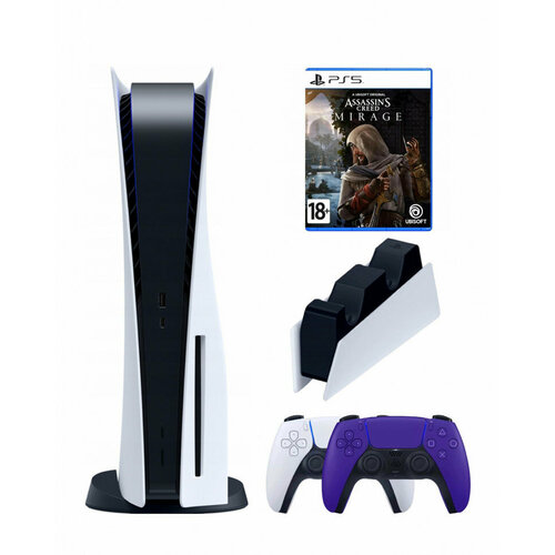 Приставка Sony PlayStation 52-ой геймпадфиолетовый Assassins creed mirage диск 8250000₽
