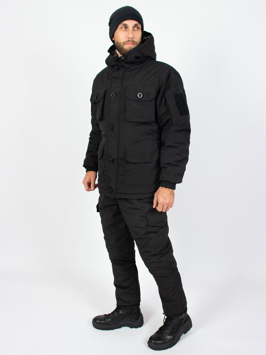 фото Костюм зимний мужской Горка Зима 2 - 30С цвет черный (размер: 44-46, рост: 170-176)